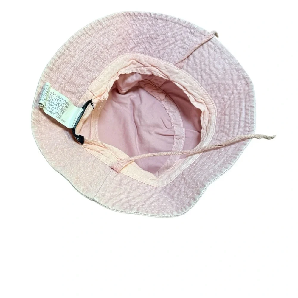 ZARA Baby Pink Cotton Bucket Hat Sun Hat One Size